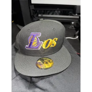 Photo of Los Angeles Lakers Born x Raised New Era NBA 59FIFTY Fitted Hat Cap 7 1/4 New