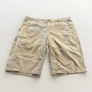 Photo of REI Womens Khaki Tan Hiking 5-pocket Drawstrings Shorts Size 12