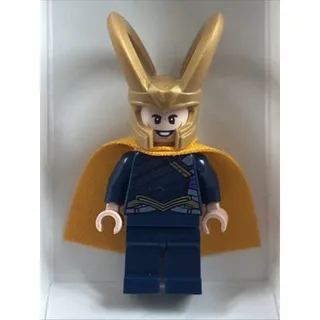 Photo of Lego Loki Dark Blue Outfit Minifigure #sh0411 Set #76088 Thor vs. Hulk