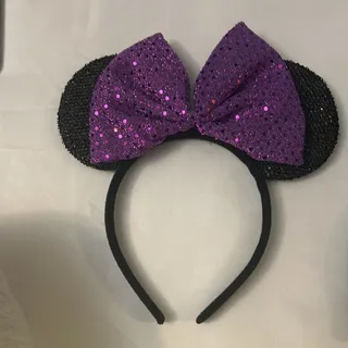 Photo of Minnie Mouse Ears Lot Polka Dot/Sparkle Headbands Vacation Resortwear Kidcore