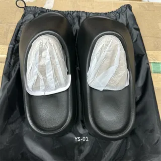 Photo of YZY YS-01 Slide Black Sandals | Men's 11 | New Without Tags/Box