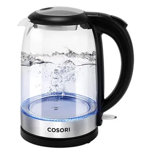 Photo of COSORI GK172-CO 1.7L Electric Glass Kettle w/ Stainless Steel Filter & Inner Lid