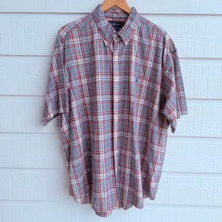 Photo of Ralph Lauren Blake Plaid Button Down Shirt 2XL Cotton Casual