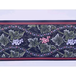 Photo of York Pre-pasted Decorative Wall Border - 5 yds - Grapes - Grape Leaves 5 yds