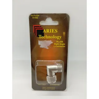 Photo of Aries Technology PL-259 Right Angle L- Connector for CBs and CB Antennas