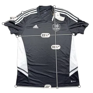 Photo of Adidas Houston Dynamo Jersey Mens XL Black White Condivo 22 Tags Flaws