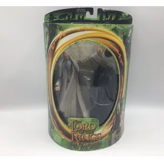 Photo of LOTR Toy Biz Saruman Floating Palantir Base Sealed Fellowship Action Figure