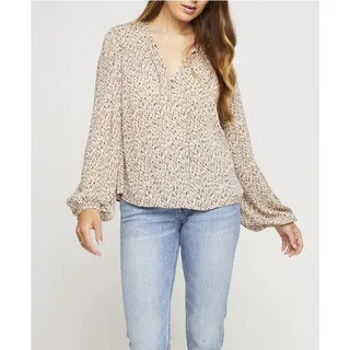 Photo of Gentle Fawn Clarita Long Sleeve Lightweight Blouse Medium New With Tags